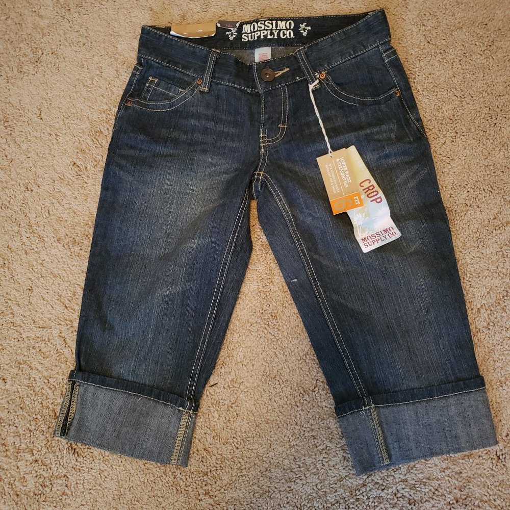 Mossimo Low-rise Cropped Jeans Shorts Size 1, juniors'